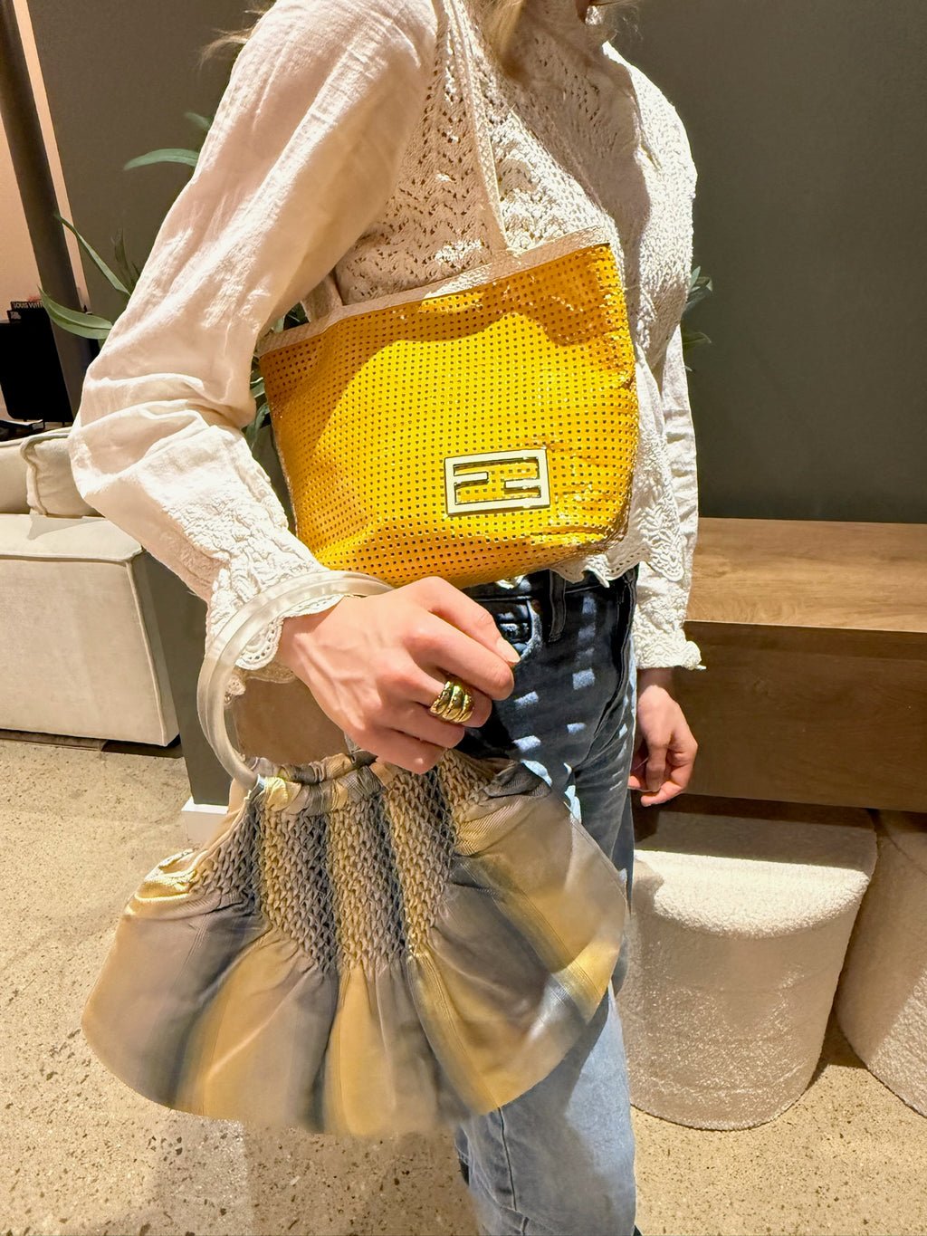 Chloe Clear Bracelet Bag