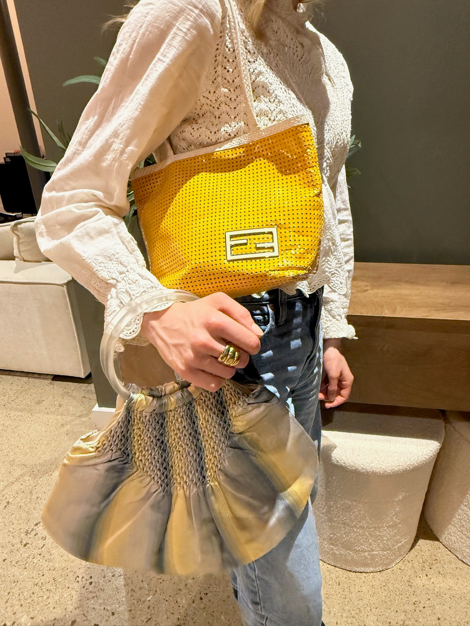 Chloe Clear Bracelet Bag