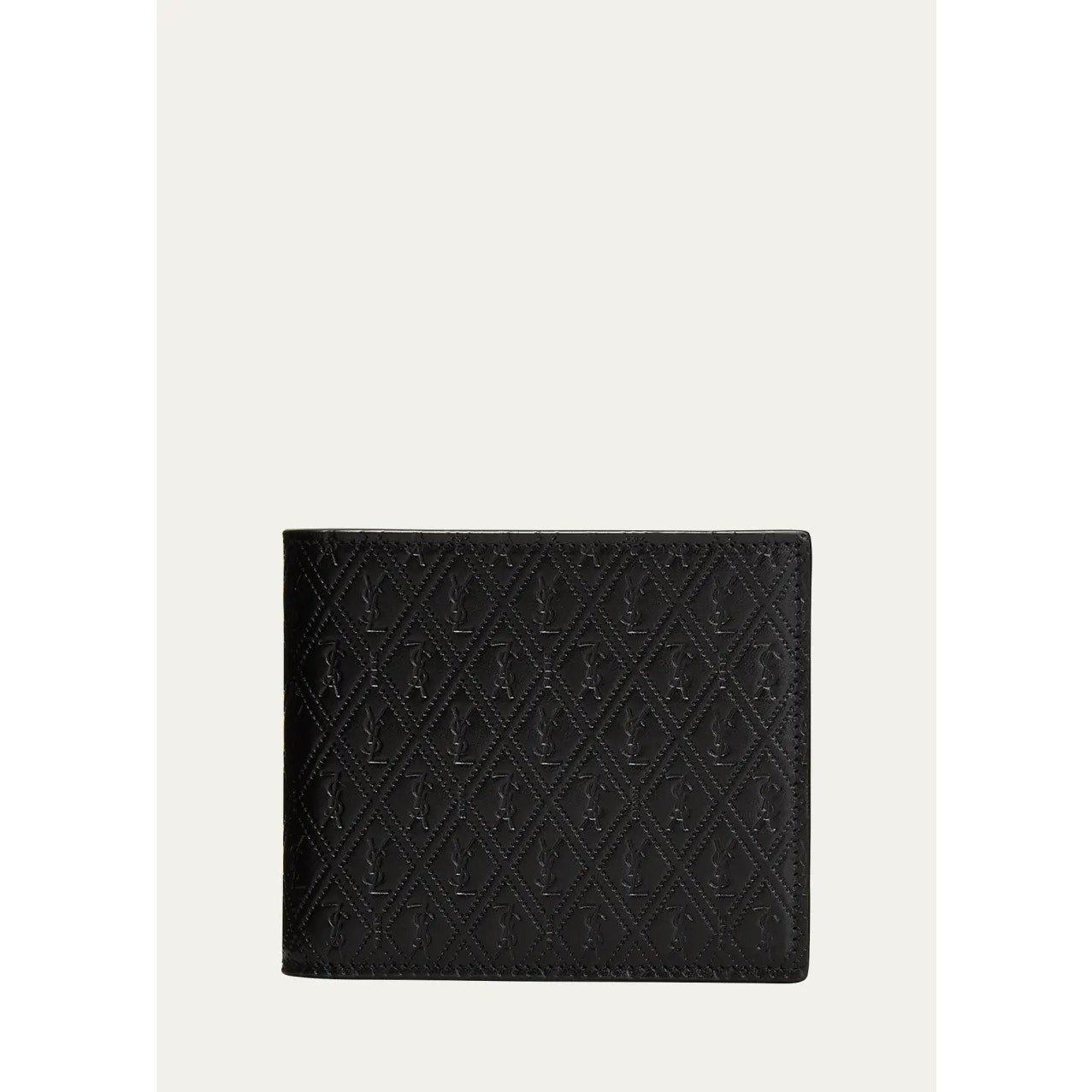 SAINT LAURENT
Men's Cassandre YSL Logo Leather Wallet NWT