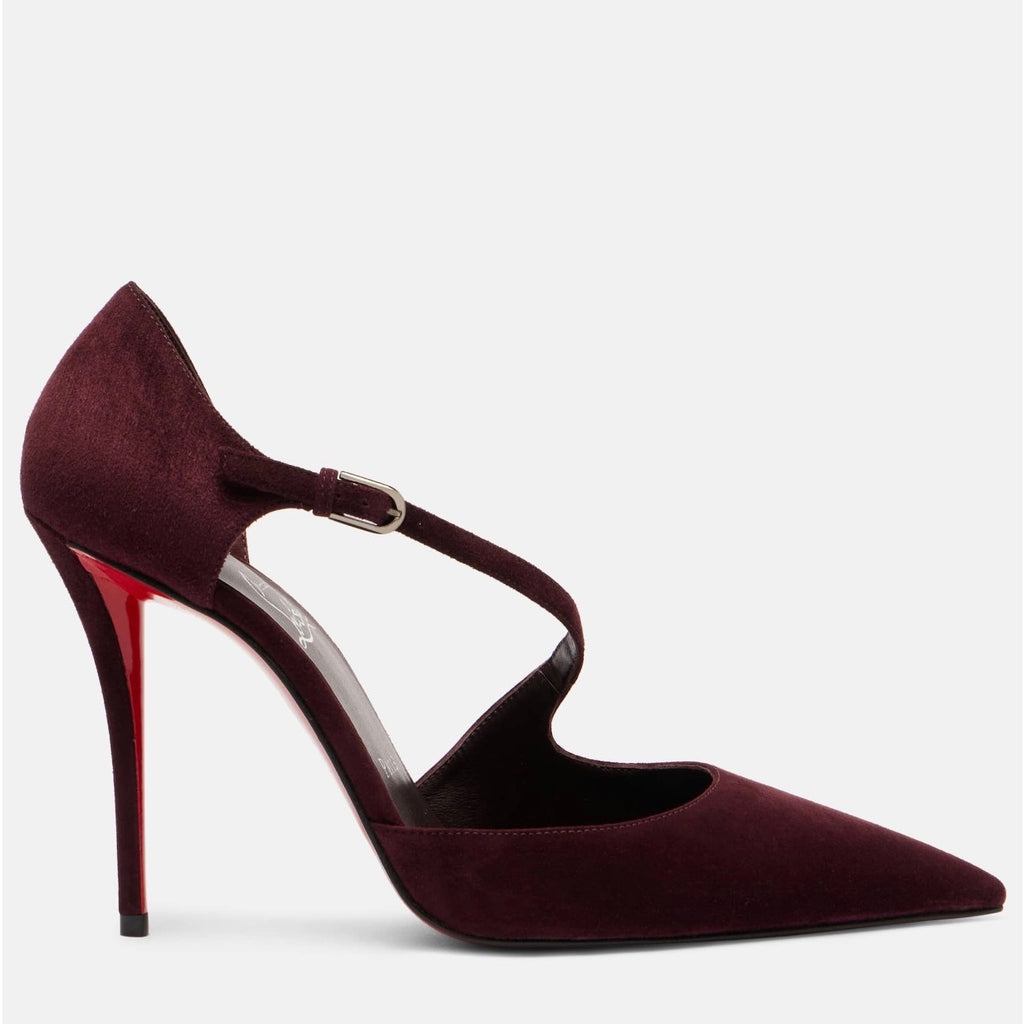 CHRISTIAN LOUBOUTINMiss Ziggyta 100 suede pumps BNIB 36.5