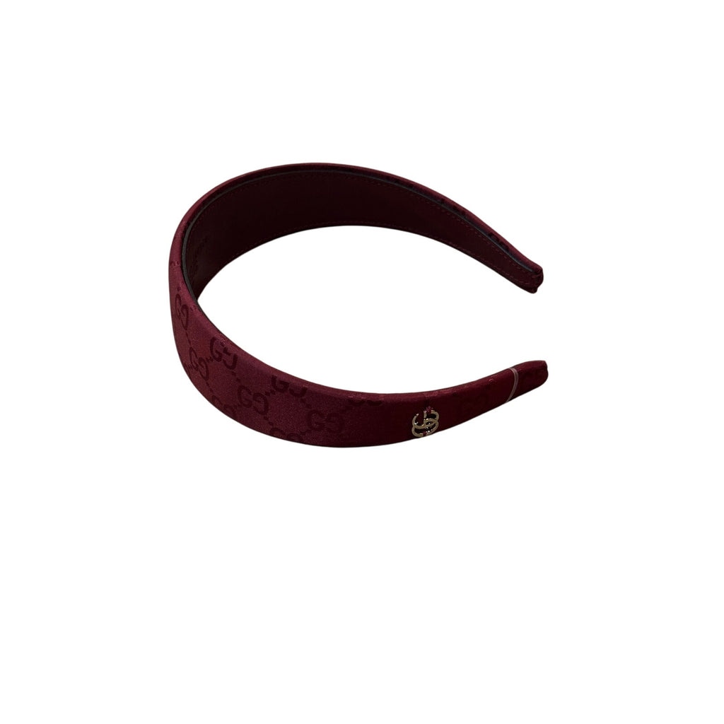 Gucci Women’s GG Burgundy Hair Band NWT