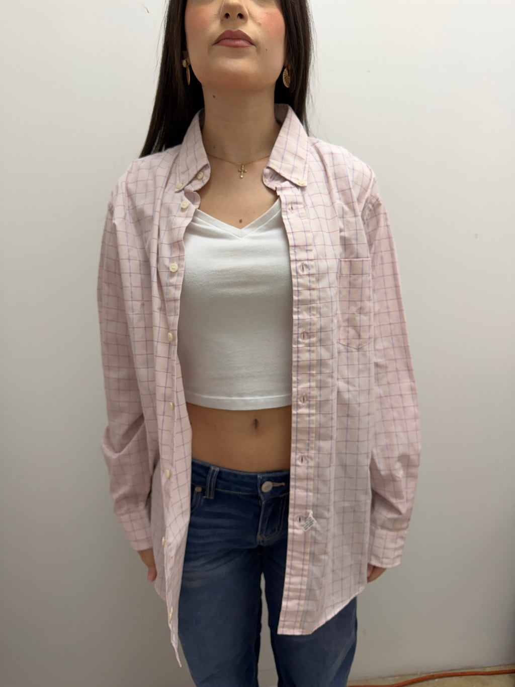 Saint Laurent Checkered Button Down