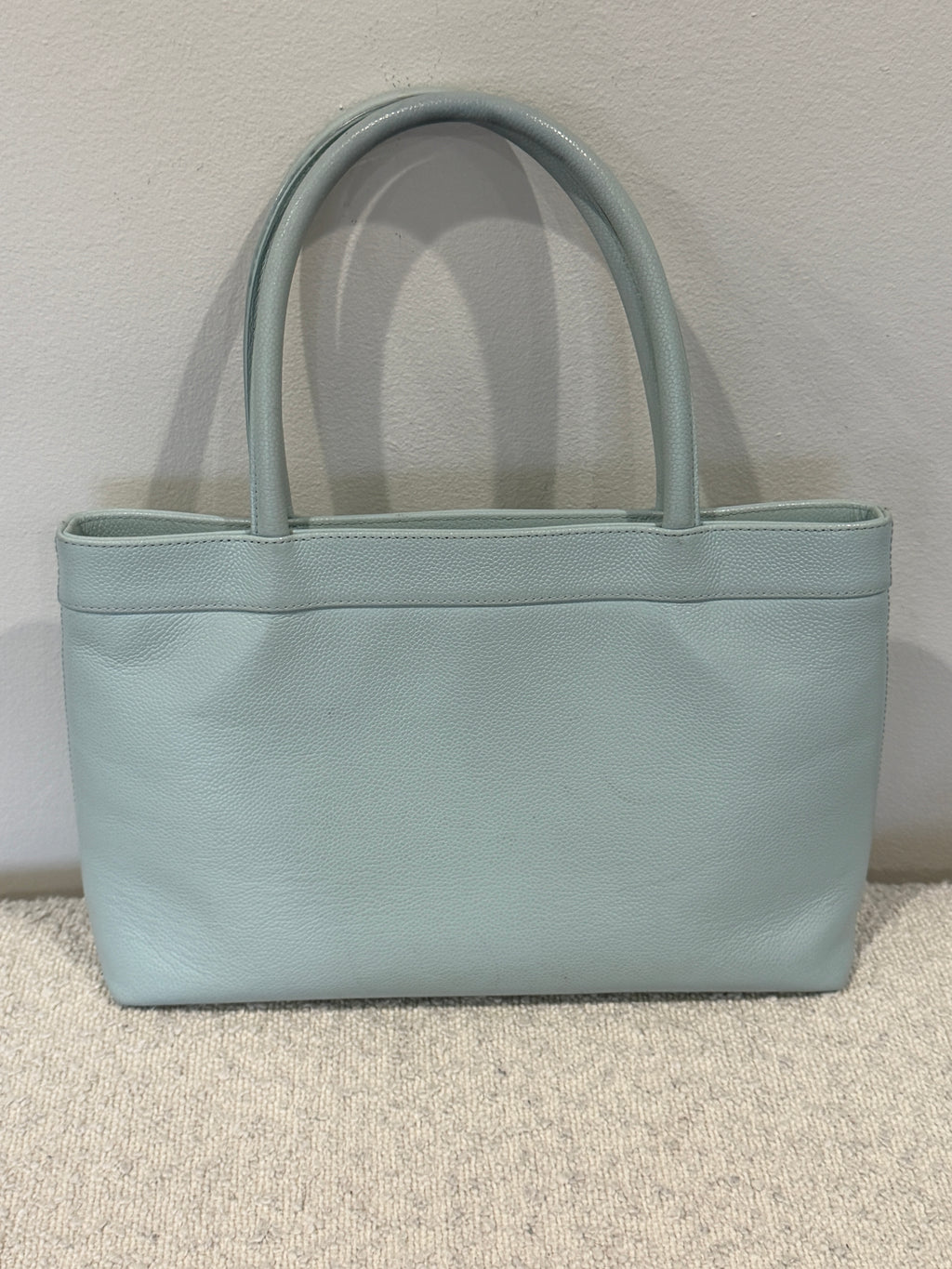 Chanel Blue Caviar CC Timeless Tote