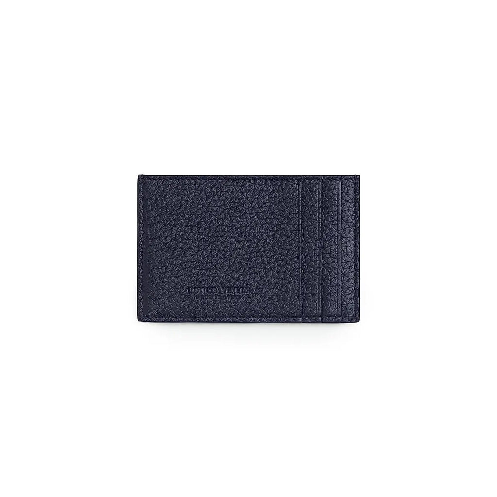 Bottega Veneta
Men's Intrecciato Leather Card Case - Nocturnal Silver NWT