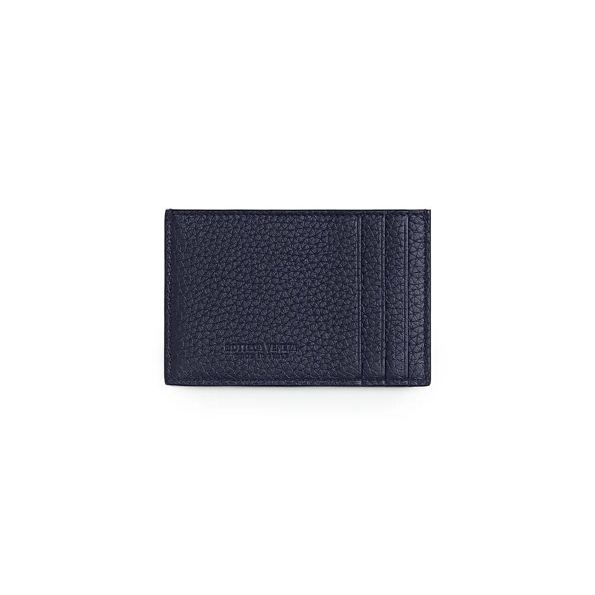 Bottega Veneta
Men's Intrecciato Leather Card Case - Nocturnal Silver NWT