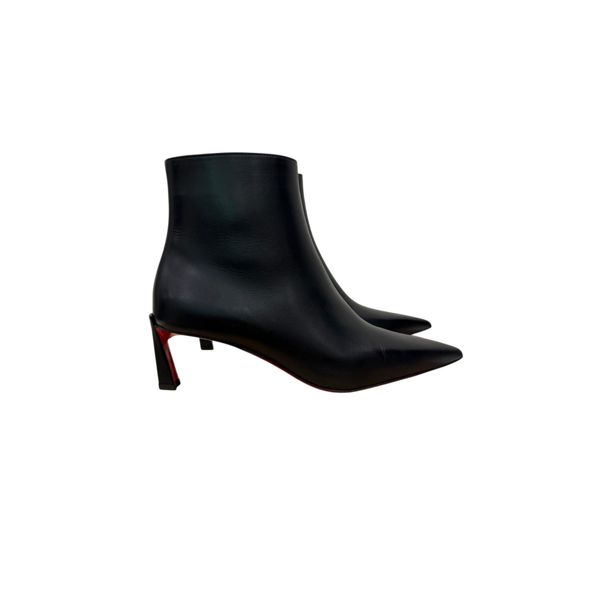 Christian Louboutin Condora Booty Black Calf Leather 55mm | New in Box 38.5