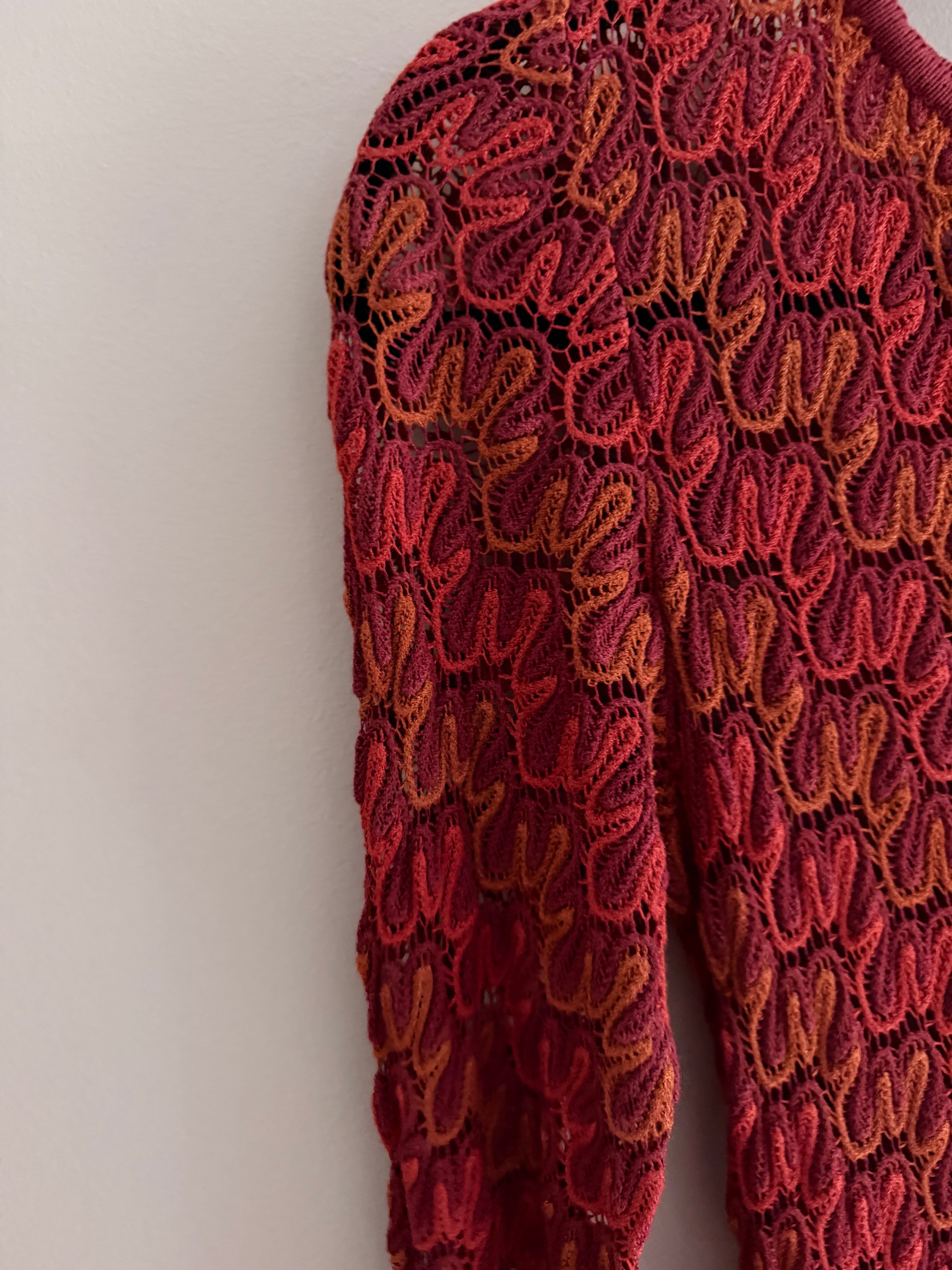 Missoni Silk Midi Zig Zag Length Dress
