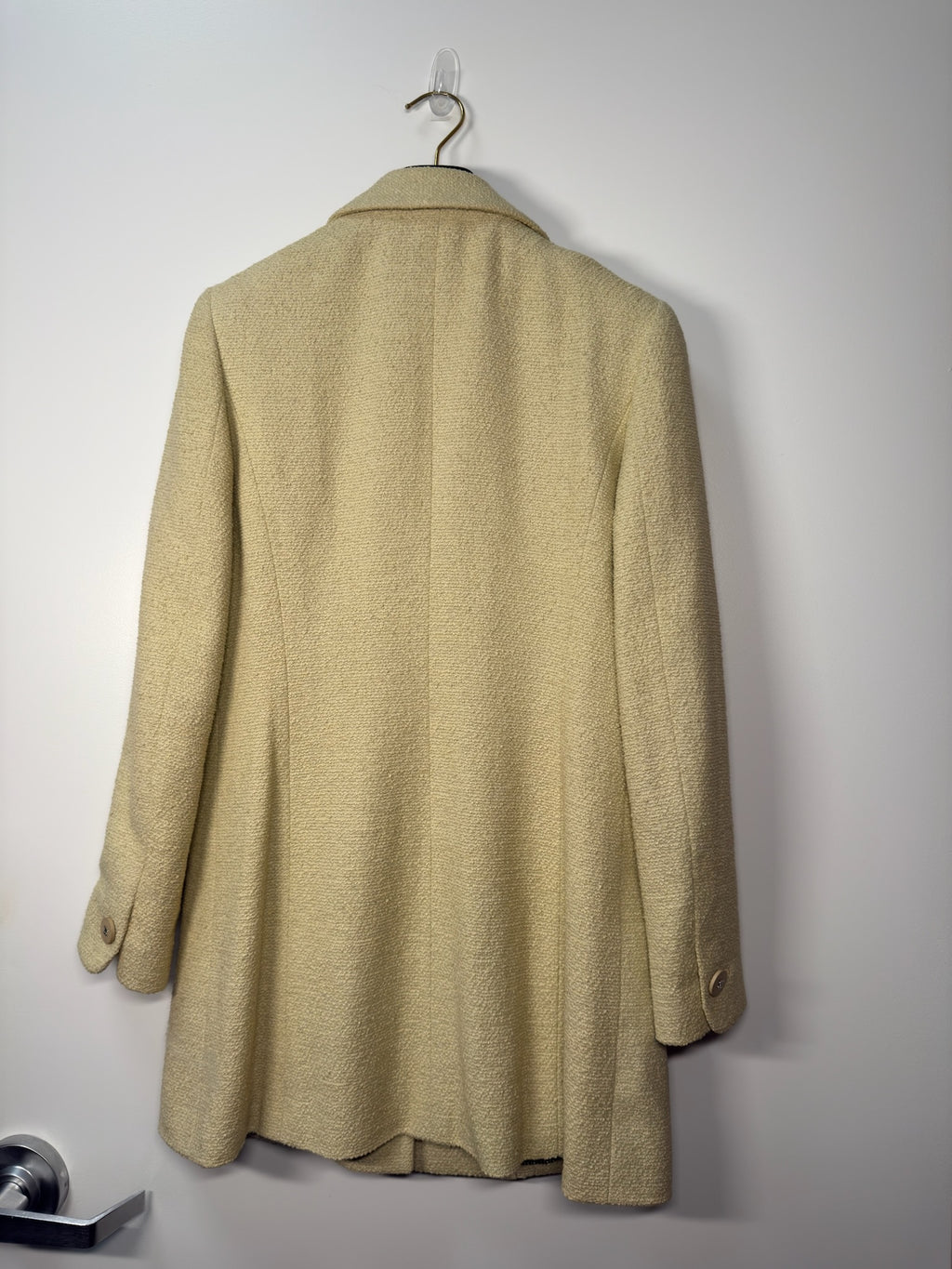 Chanel 1998 Light Green CC Button Blazer