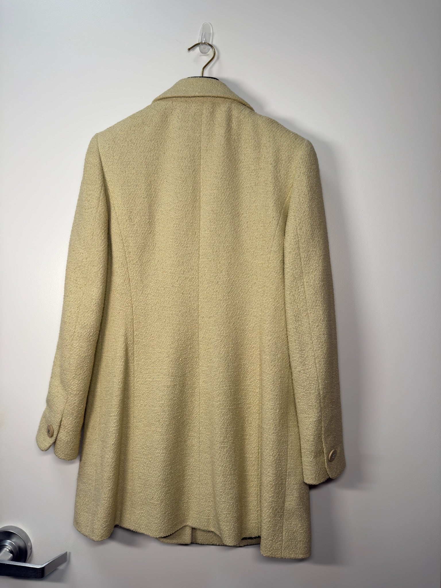 Chanel 1998 Light Green CC Button Blazer