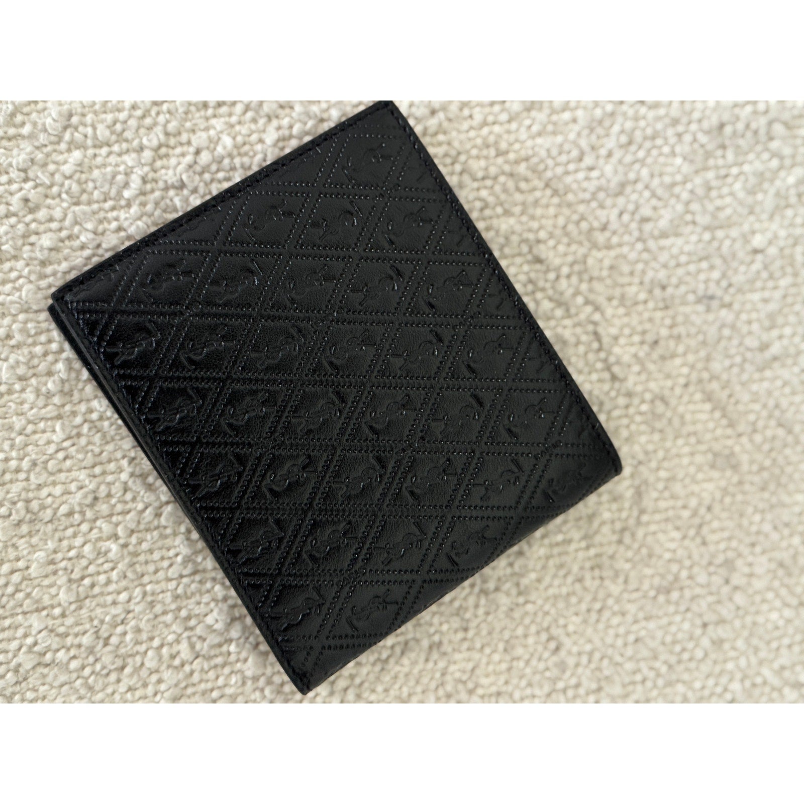 SAINT LAURENT
Men's Cassandre YSL Logo Leather Wallet NWT
