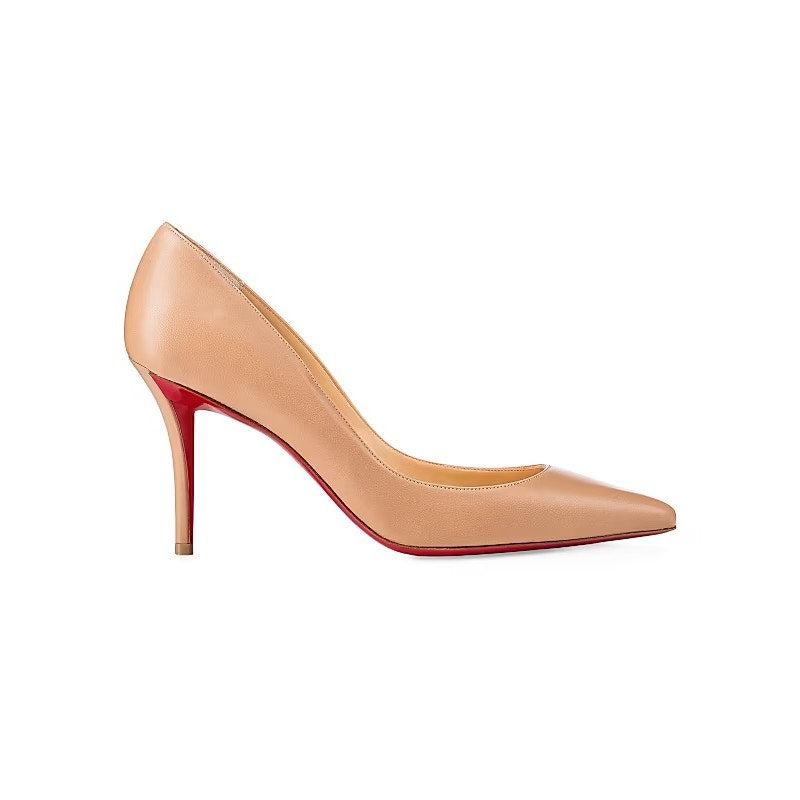 Christian Louboutin Apostrophy Nappa Leather 85mm Pumps Size 38.5 BNIB