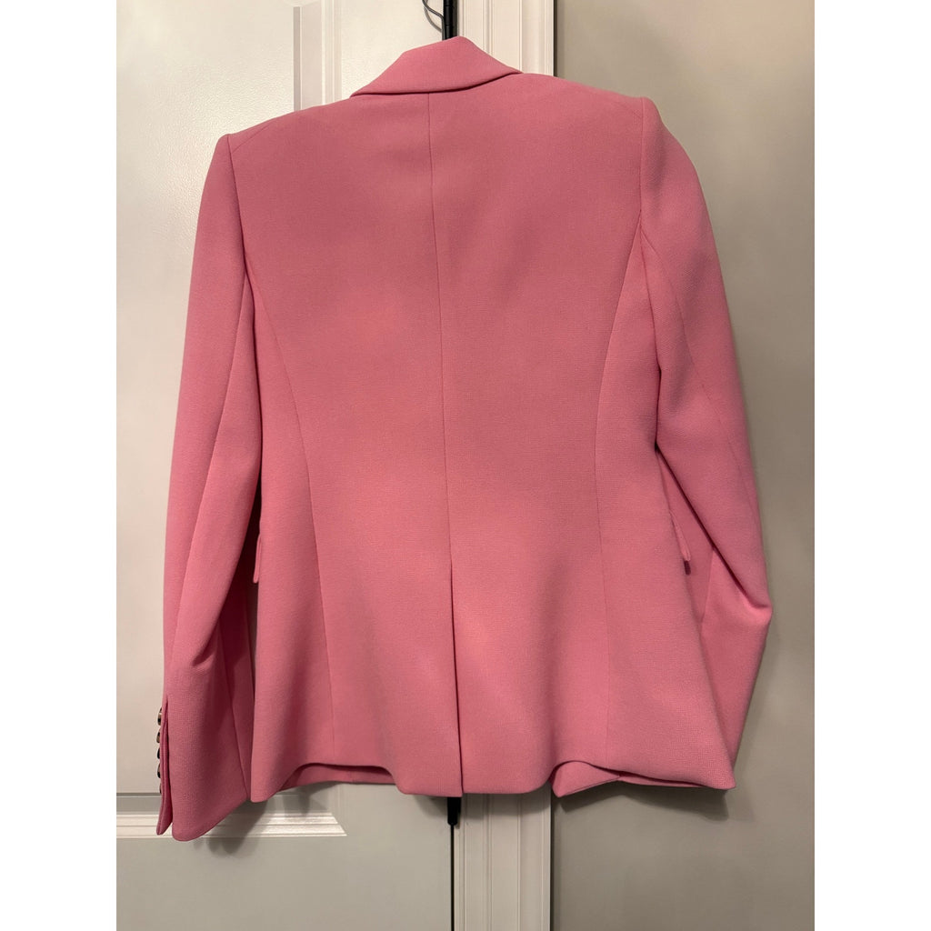 Veronica Beard Miller Dickey Blazer Pink Double Breasted NWT Size 0