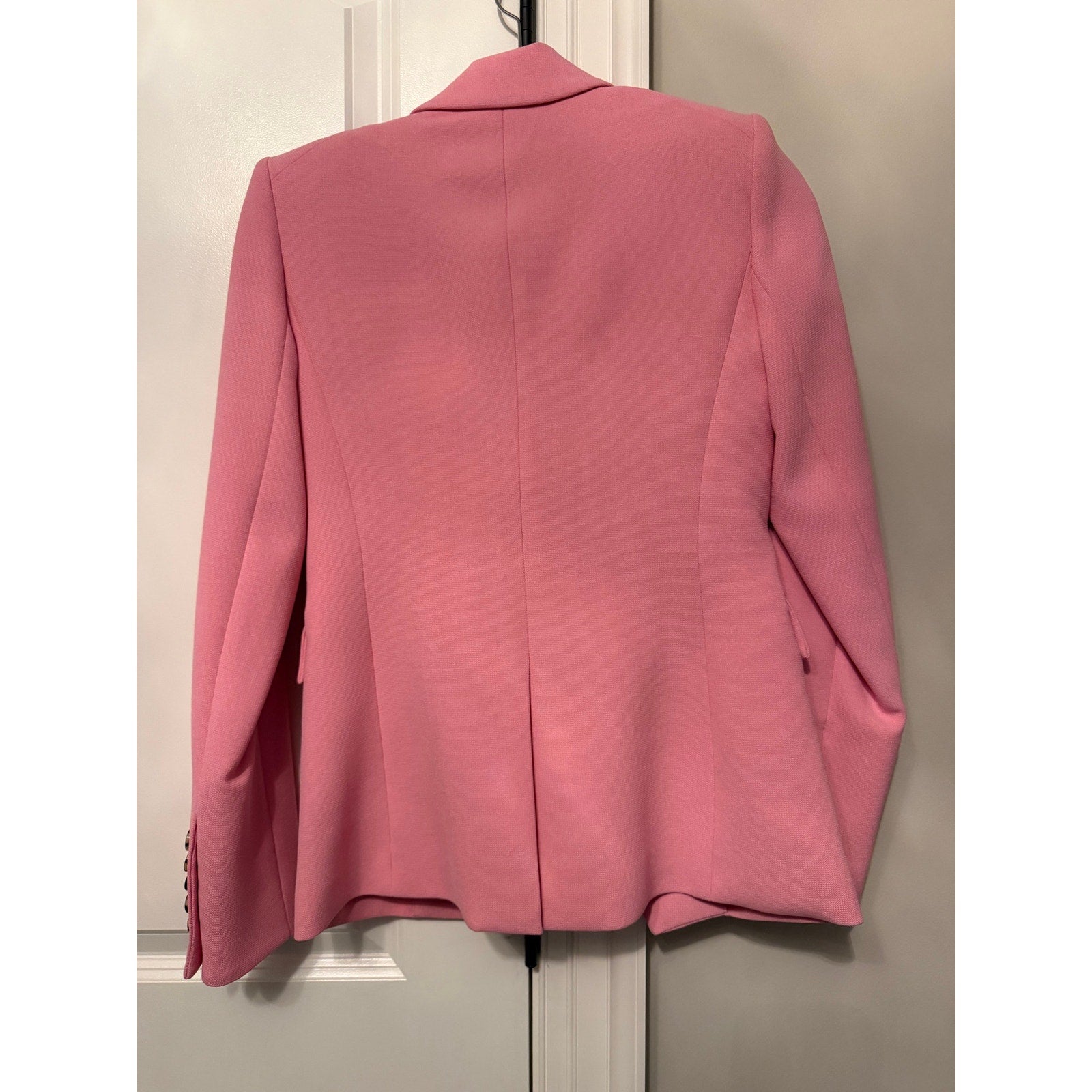 Veronica Beard Miller Dickey Blazer Pink Double Breasted NWT Size 0