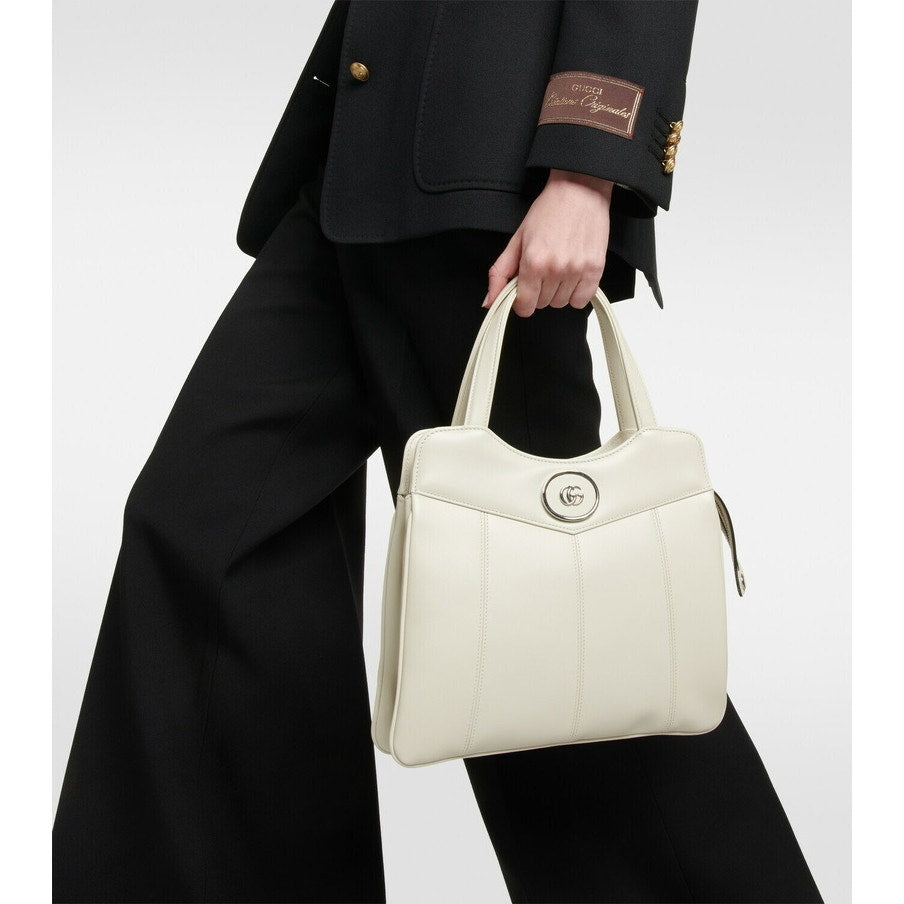 Gucci Petite GG Medium leather tote bag NWT