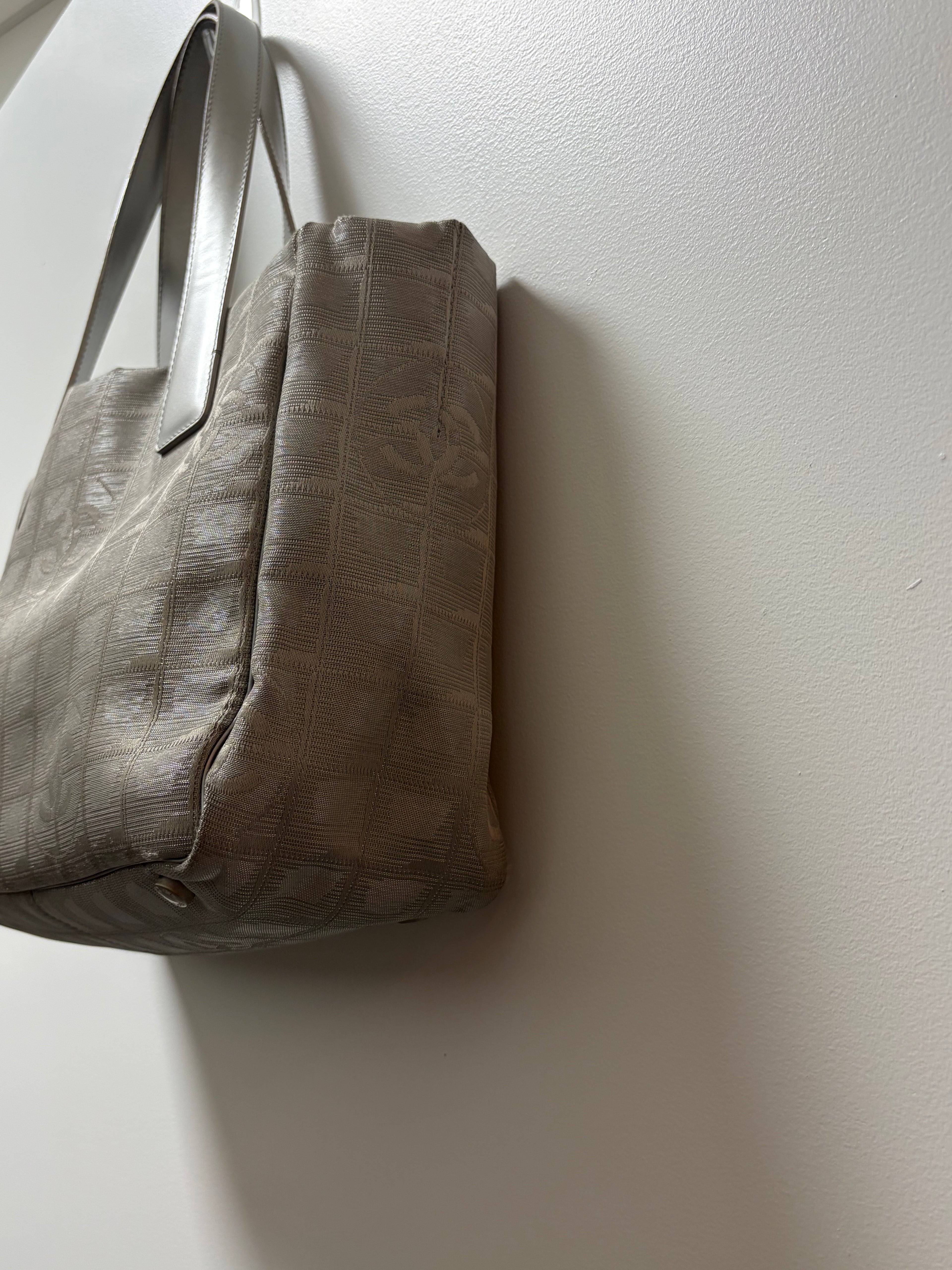 Chanel Silver Ligne Tote