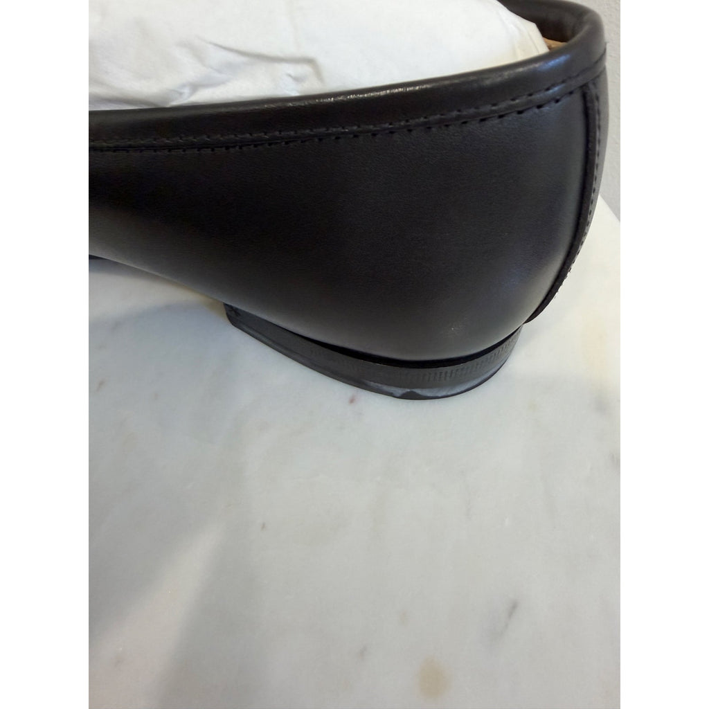Gucci Jordaan Leather Horsebit Loafers Black Size 38.5 NIB