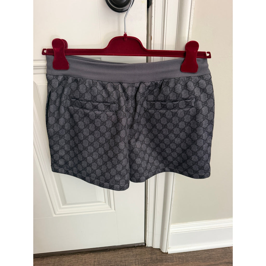 GUCCI All Over GG Logo Print Elastic-waist Shorts NWT Size Small