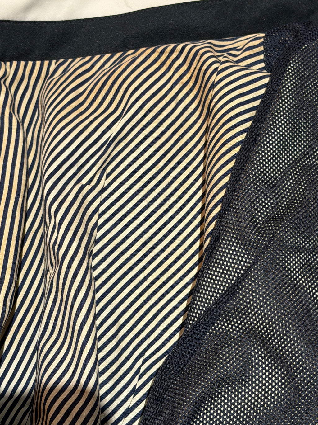Saint Laurent Off White Double Pocket Windbreaker Jacket w/ Hood