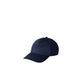 Gucci Navy Logo Embroidered Cotton Baseball Cap Size S Adjustable Strap NWT