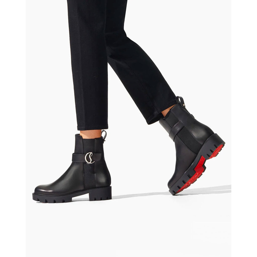 CHRISTIAN LOUBOUTIN CL Chelsea black ankle boots BNIB Size 40