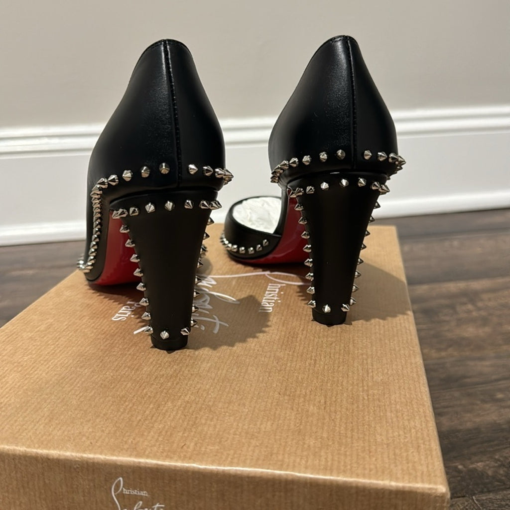 CHRISTIAN LOUBOUTIN DÉCOLLETÉ VIDURA 85 - Size 35 BNIB