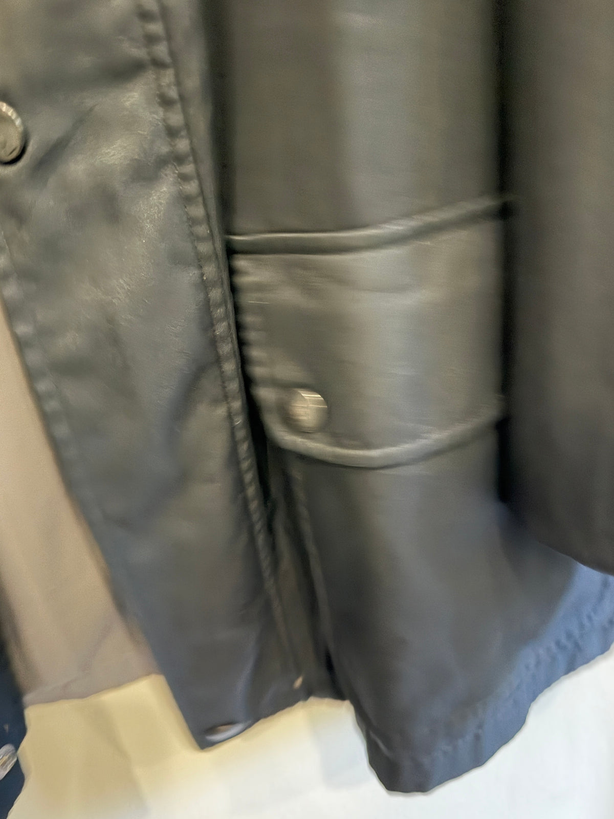 Yves Saint Laurent YSL Vintage Reversible Gray Black Bomber Windbreaker Jacket