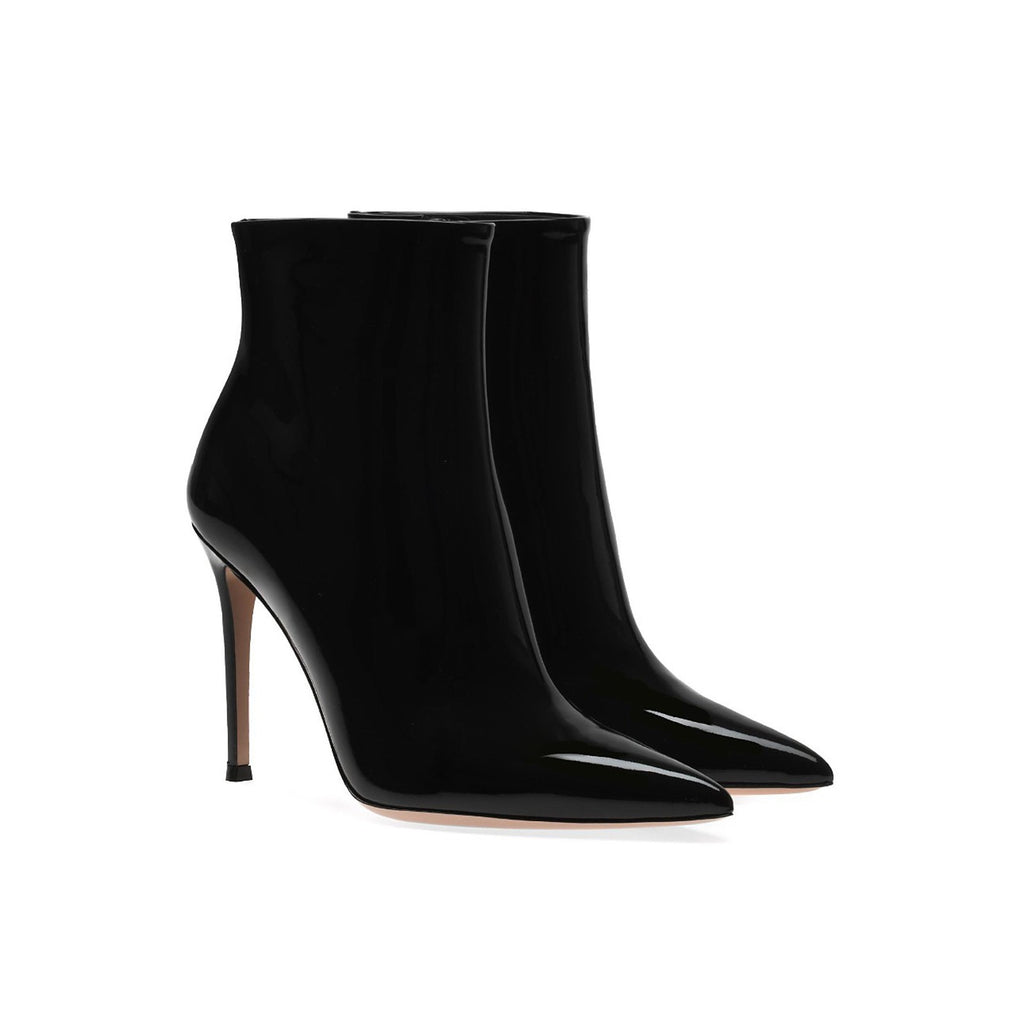 Gianvito Rossi Women's Avril Pointed Toe High Heel Booties BNIB 39.5