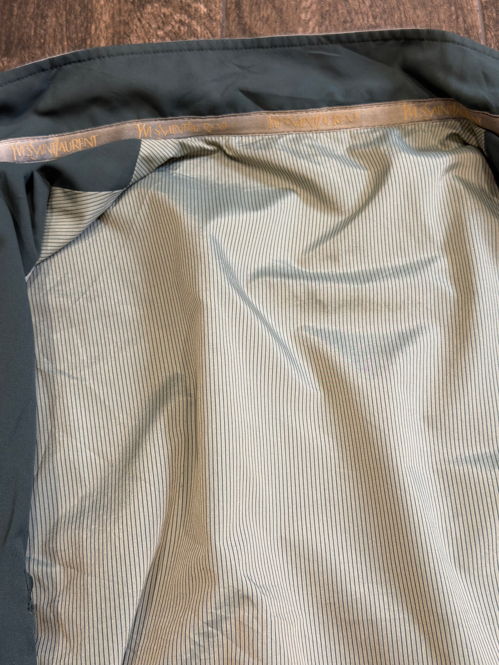 Saint Laurent Green Khaki Windbreaker Jacket