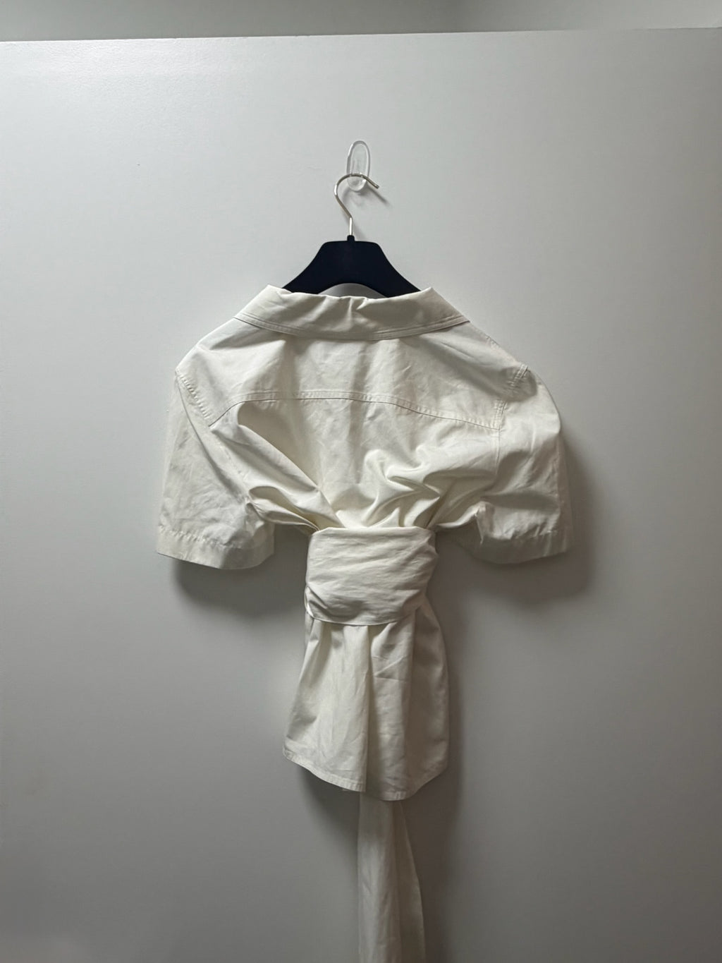 Chanel Spring 2001 Button-Up Top FR40 | Off White Blouse