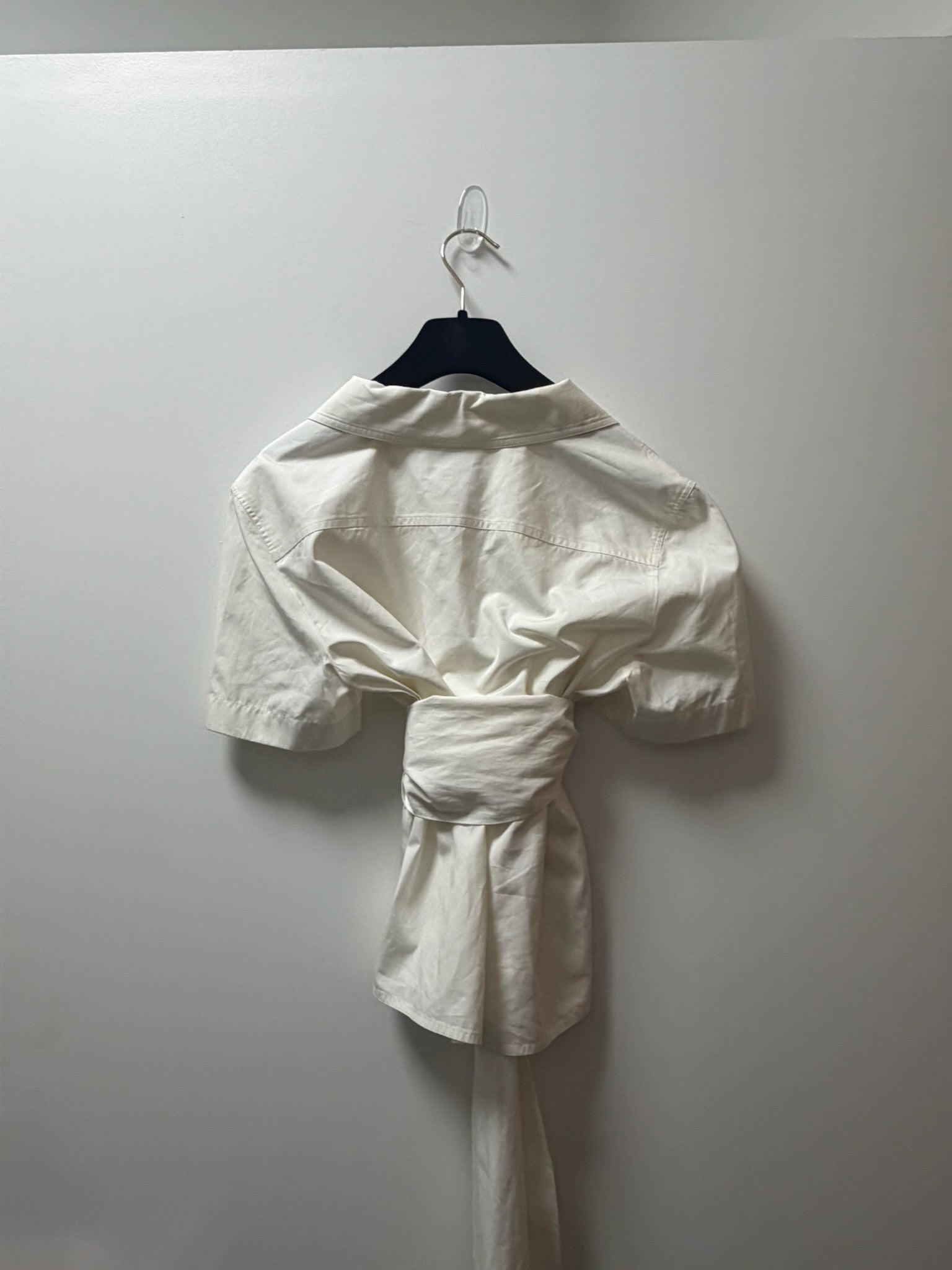 Chanel Spring 2001 Button-Up Top FR40 | Off White Blouse