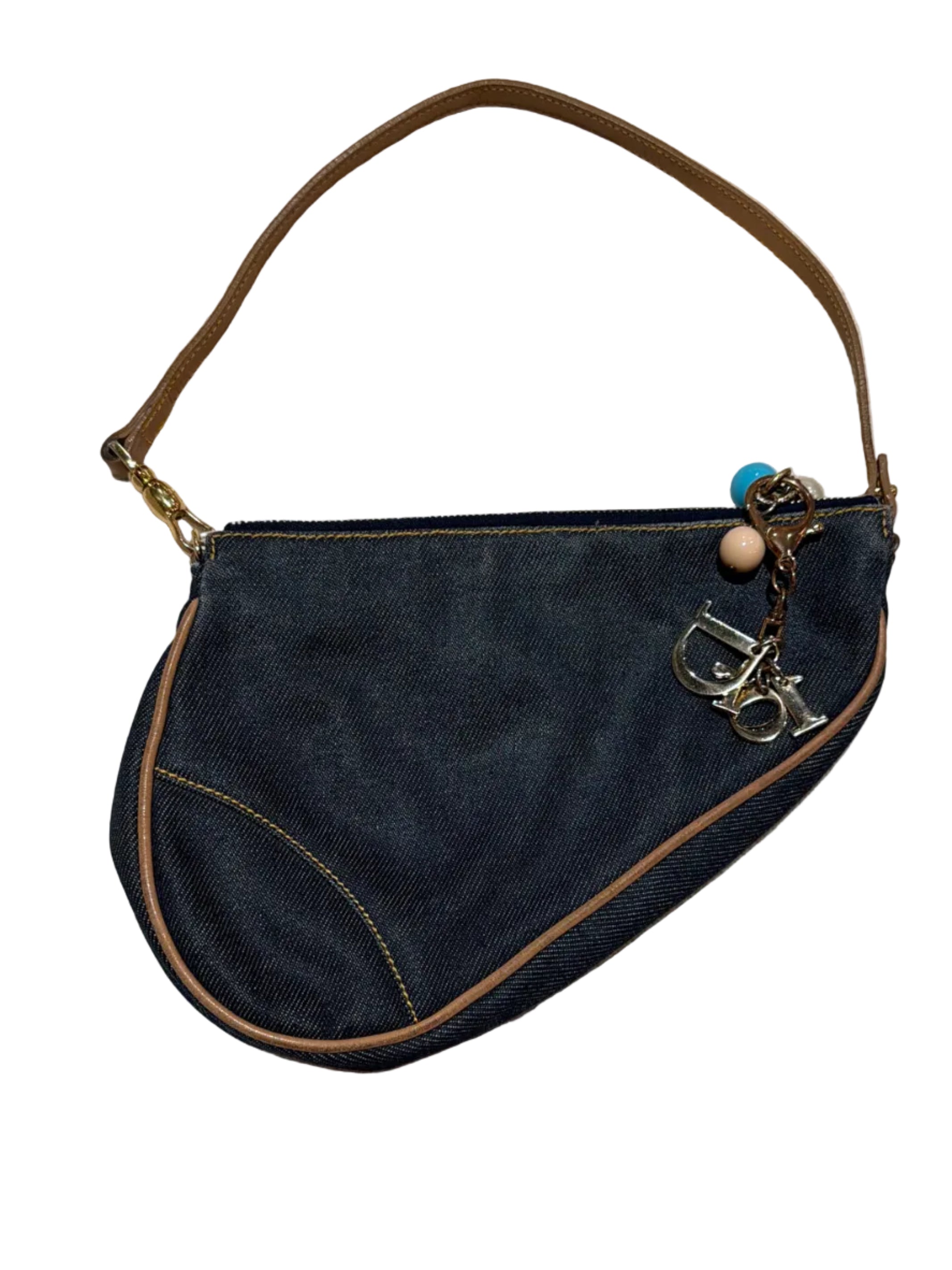 Dior Mini Denim Saddle