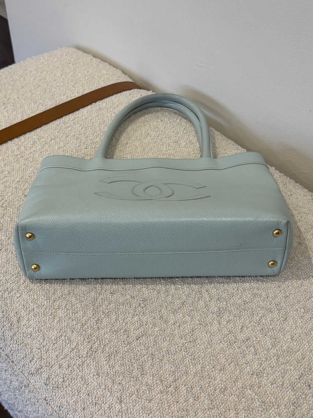 Chanel Blue Caviar CC Timeless Tote
