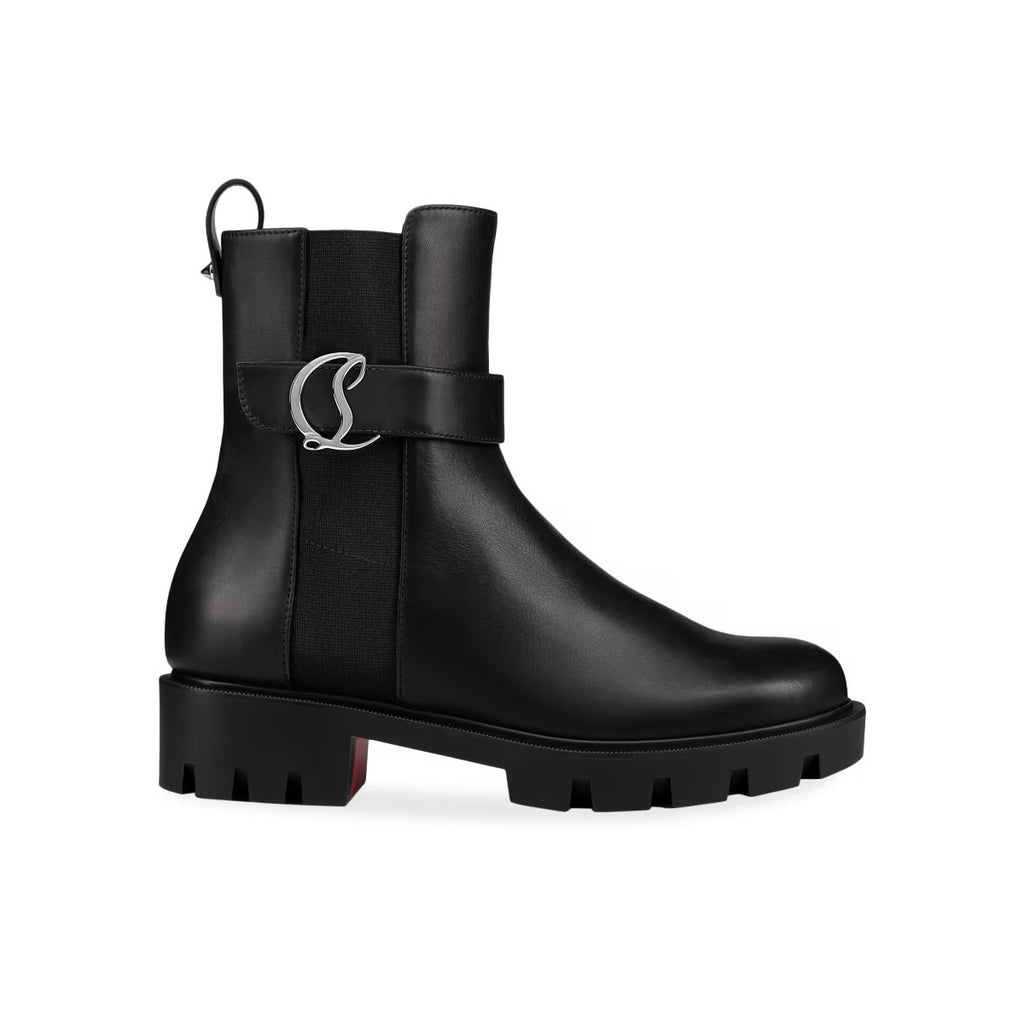 CHRISTIAN LOUBOUTIN CL Chelsea black ankle boots BNIB Size 40