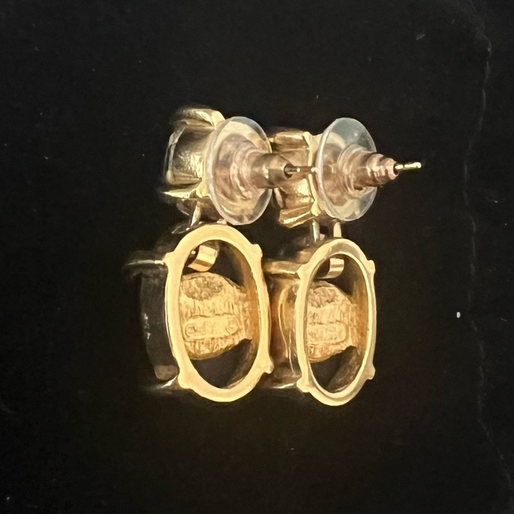 Christian Dior Crystal Drop Earrings Vintage