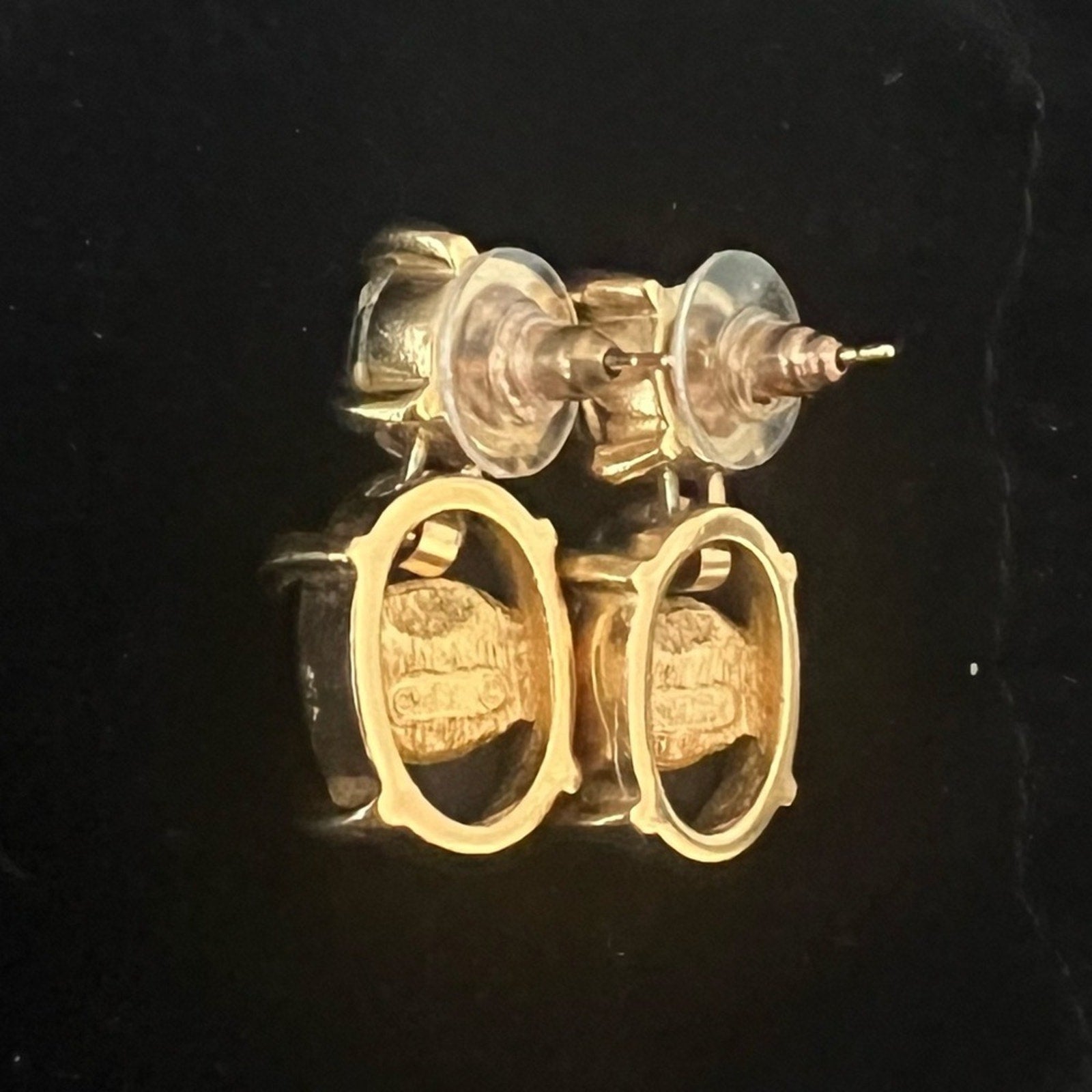 Christian Dior Crystal Drop Earrings Vintage