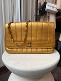 Chanel Rose Gold Verticle Bag
