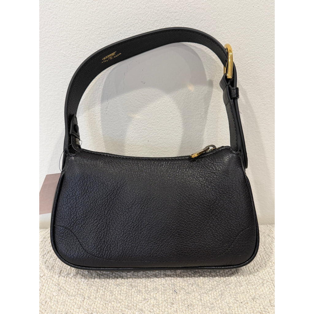Gucci Mini Aphrodite Tote Bag in Black Leather NWT
