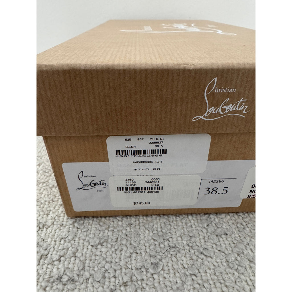 CHRISTIAN LOUBOUTIN
Mamadrague leather ballet flats 38.5 BNIB