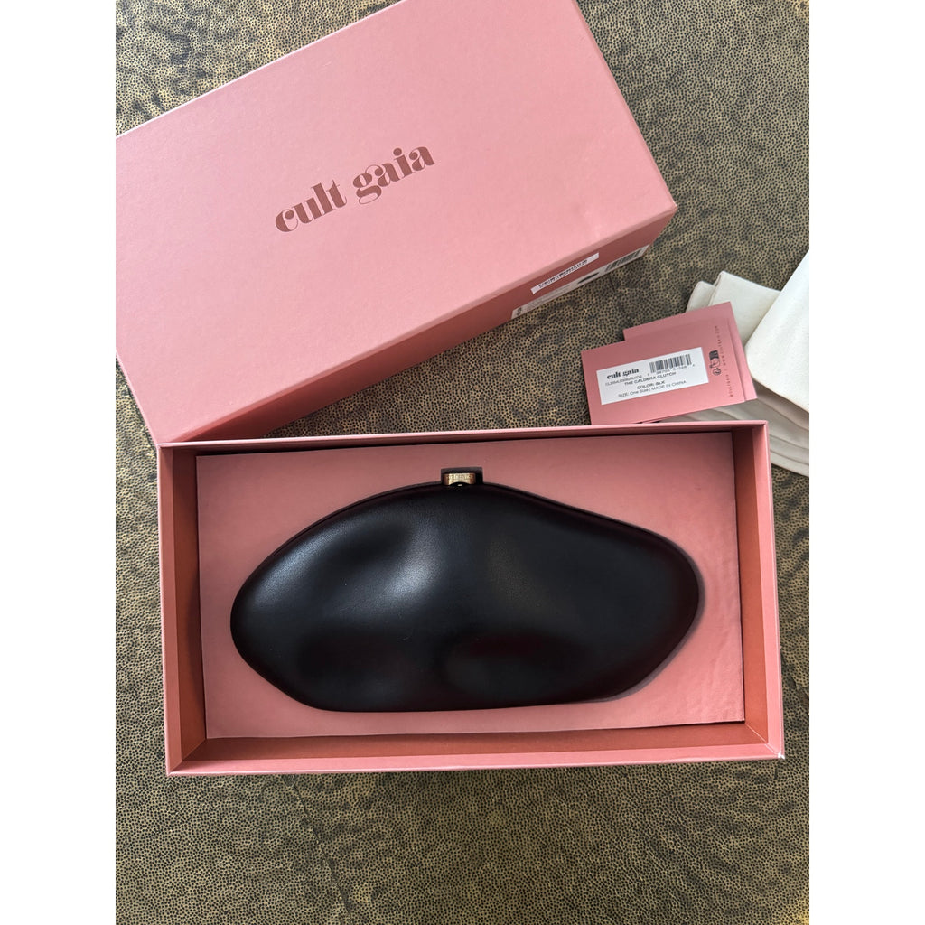 CULT GAIA THE CALDERA CLUTCH BLACK BNIB