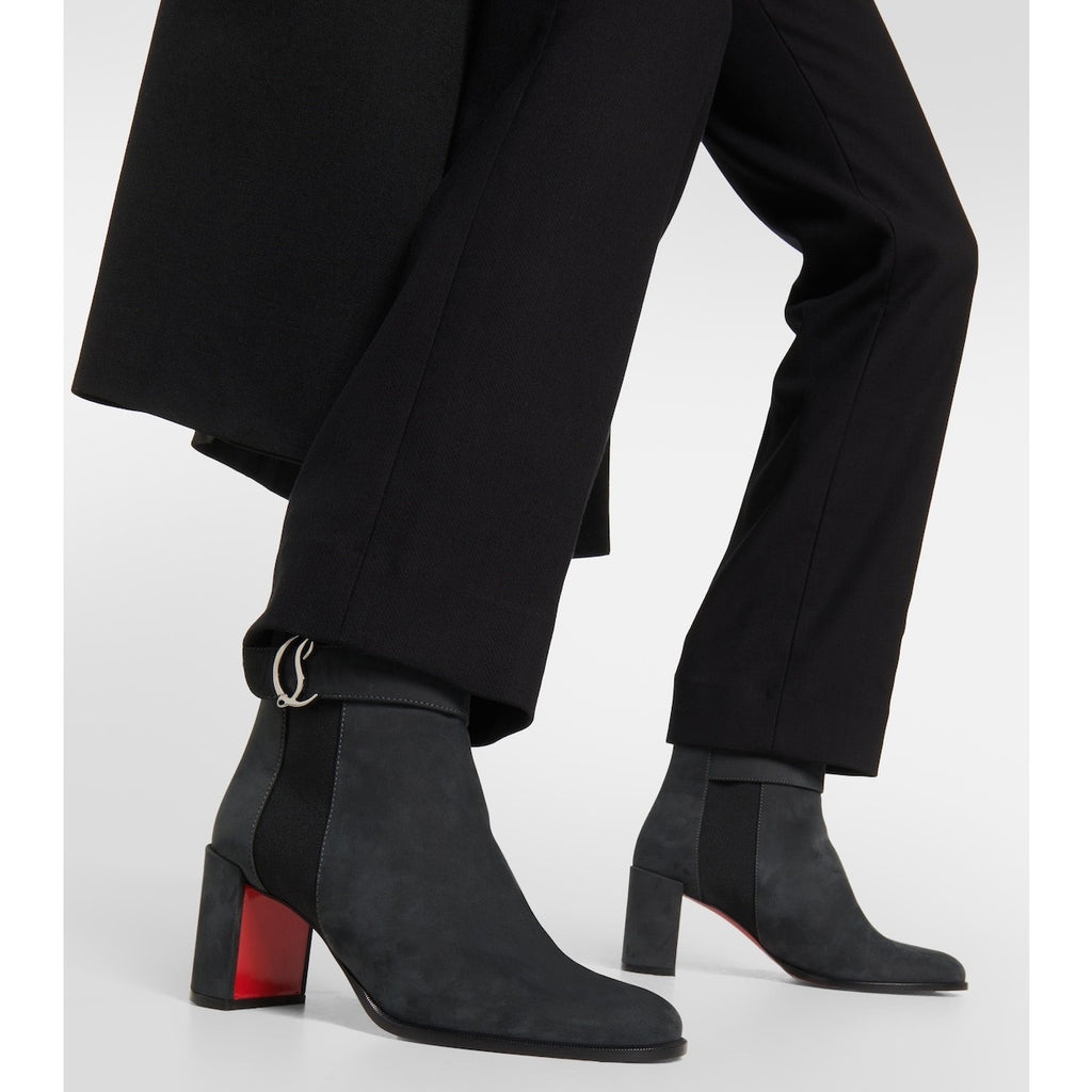 CHRISTIAN LOUBOUTIN
CL Chelsea Booty suede ankle boots Size 38