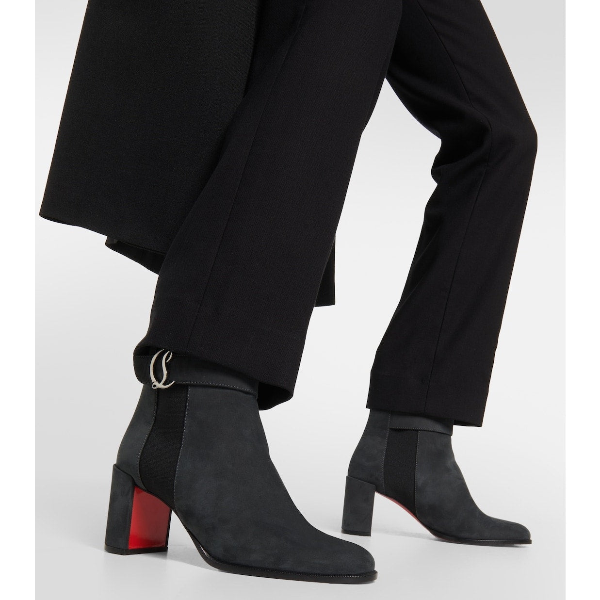 CHRISTIAN LOUBOUTIN
CL Chelsea Booty suede ankle boots Size 38