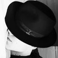 Saint Laurent x Borsalino Federico Black Wool Felt Fedora Hat Size 58 Medium Unisex