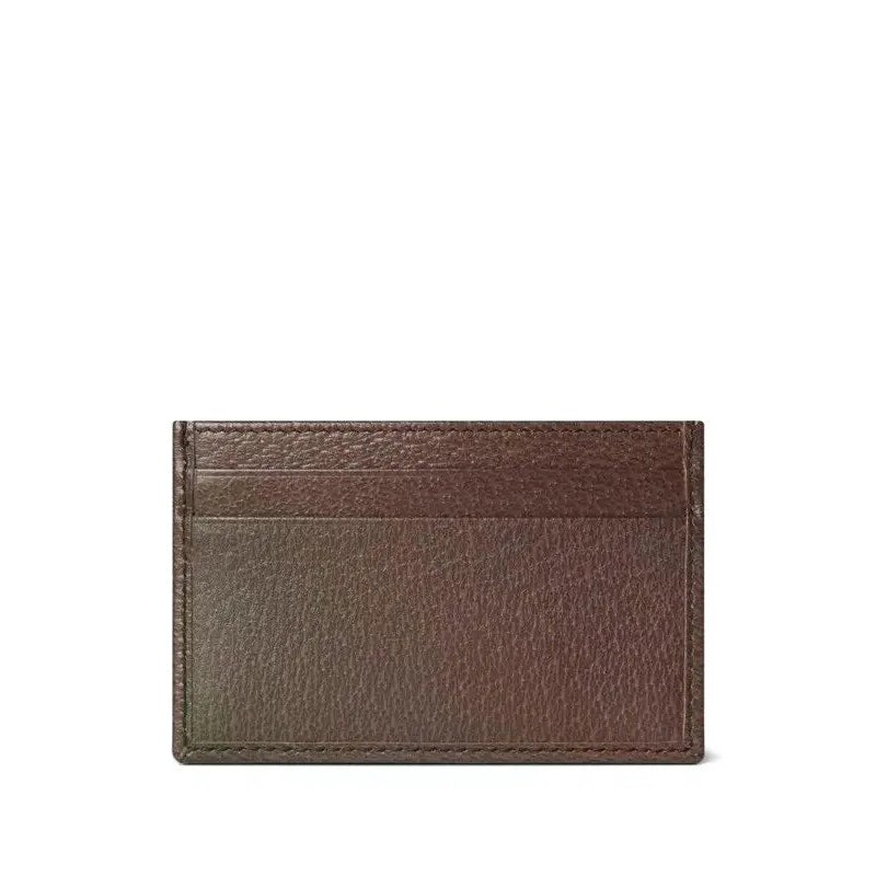 Gucci GG Icon Camouflage Cardholder Brown Red Pink New Card Case Wallet
