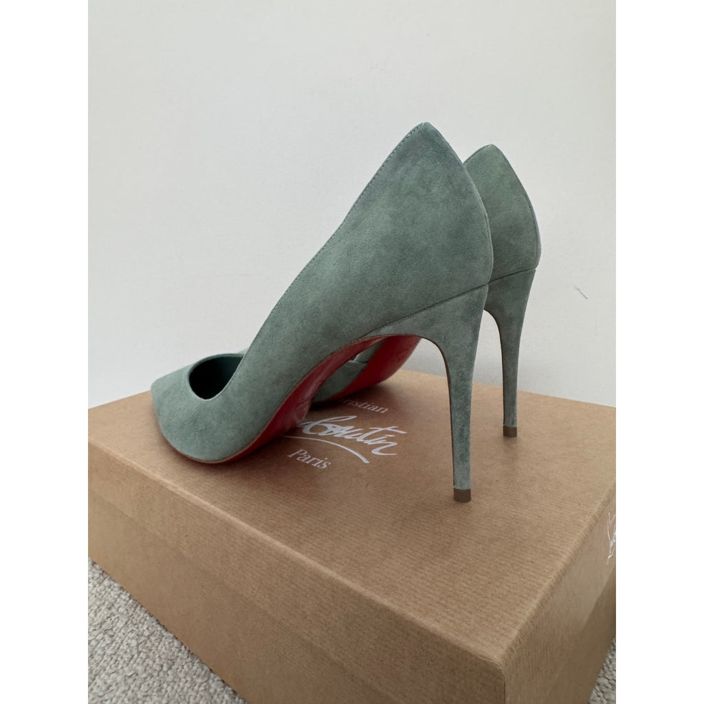 CHRISTIAN LOUBOUTIN Iriza 85 suede pumps size 39 BNIB