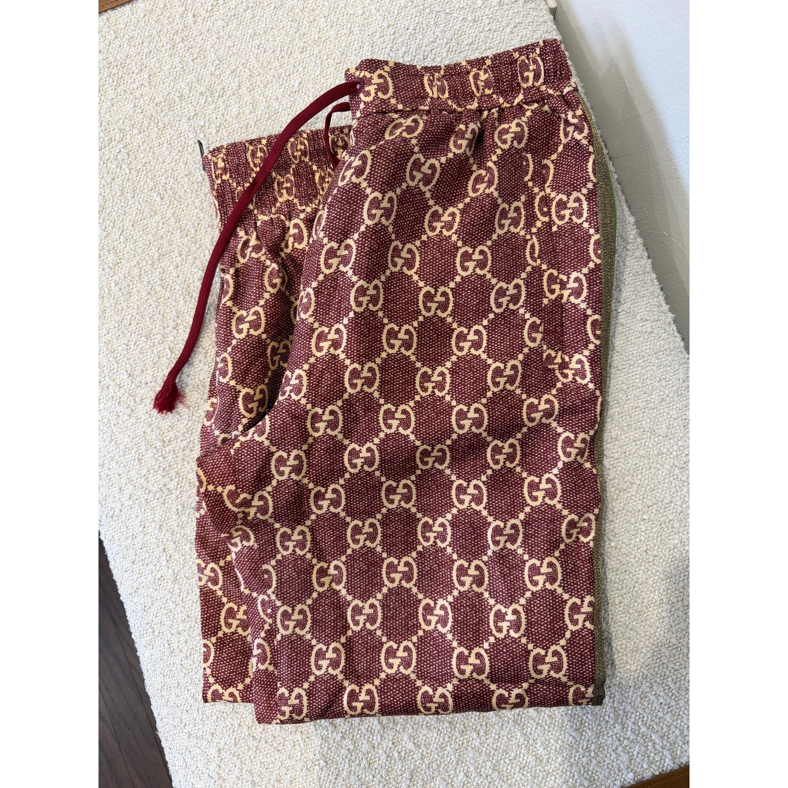 GUCCI Gg Supreme Track Pants - Red - XS