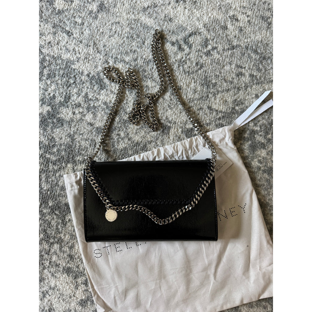 Stella McCartney Fabella Crinkle Faux Leather Crossbody Bag – NWT