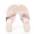 CHRISTIAN LOUBOUTIN
Nappa Janetonga 55 Thong Sandals 37 Leche