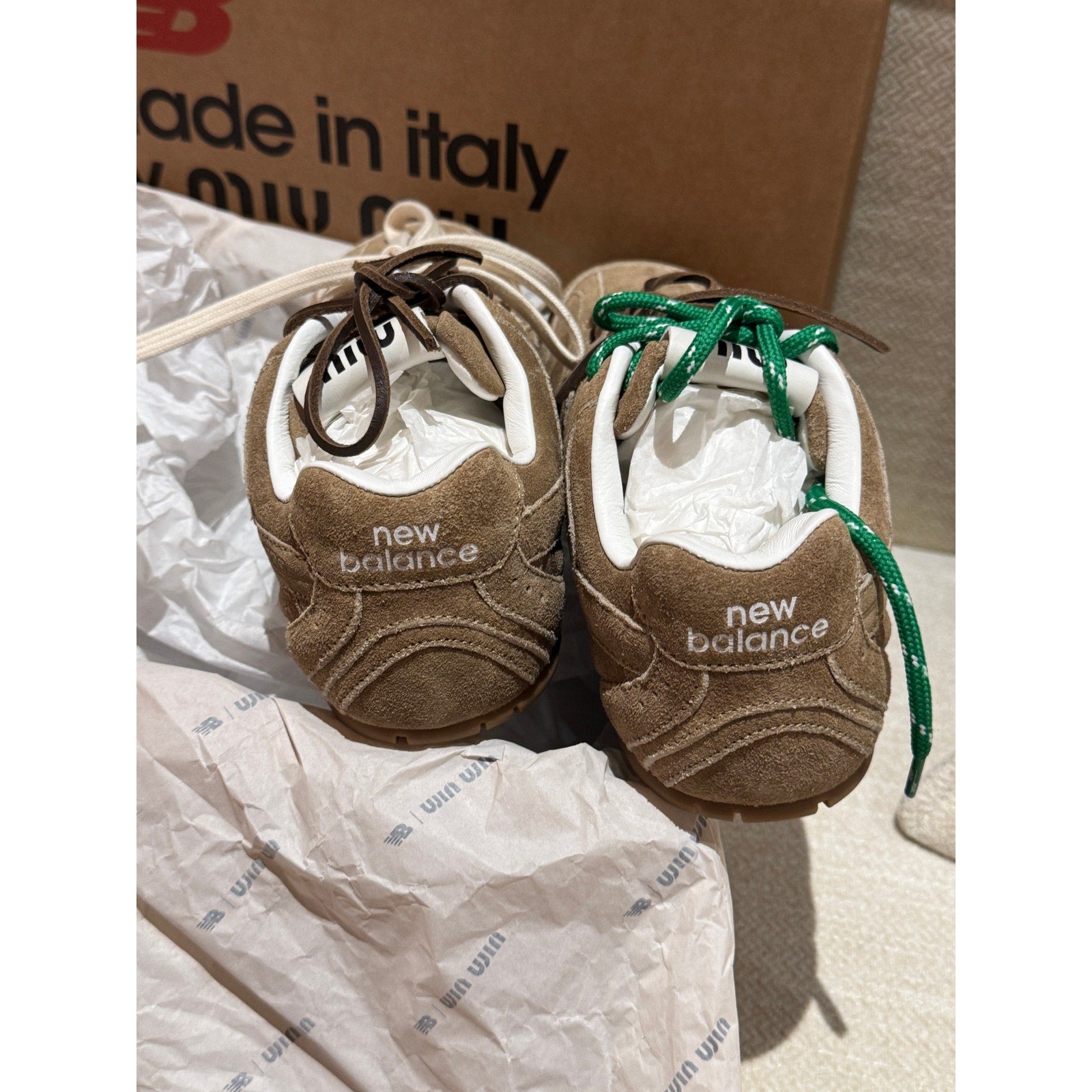 New Balance X Miu Miu 530 SL suede sneakers size 37.5 BNIB