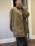 Saint Laurent Vintage Reversible Black / Beige Bomber Windbreaker UNISEX