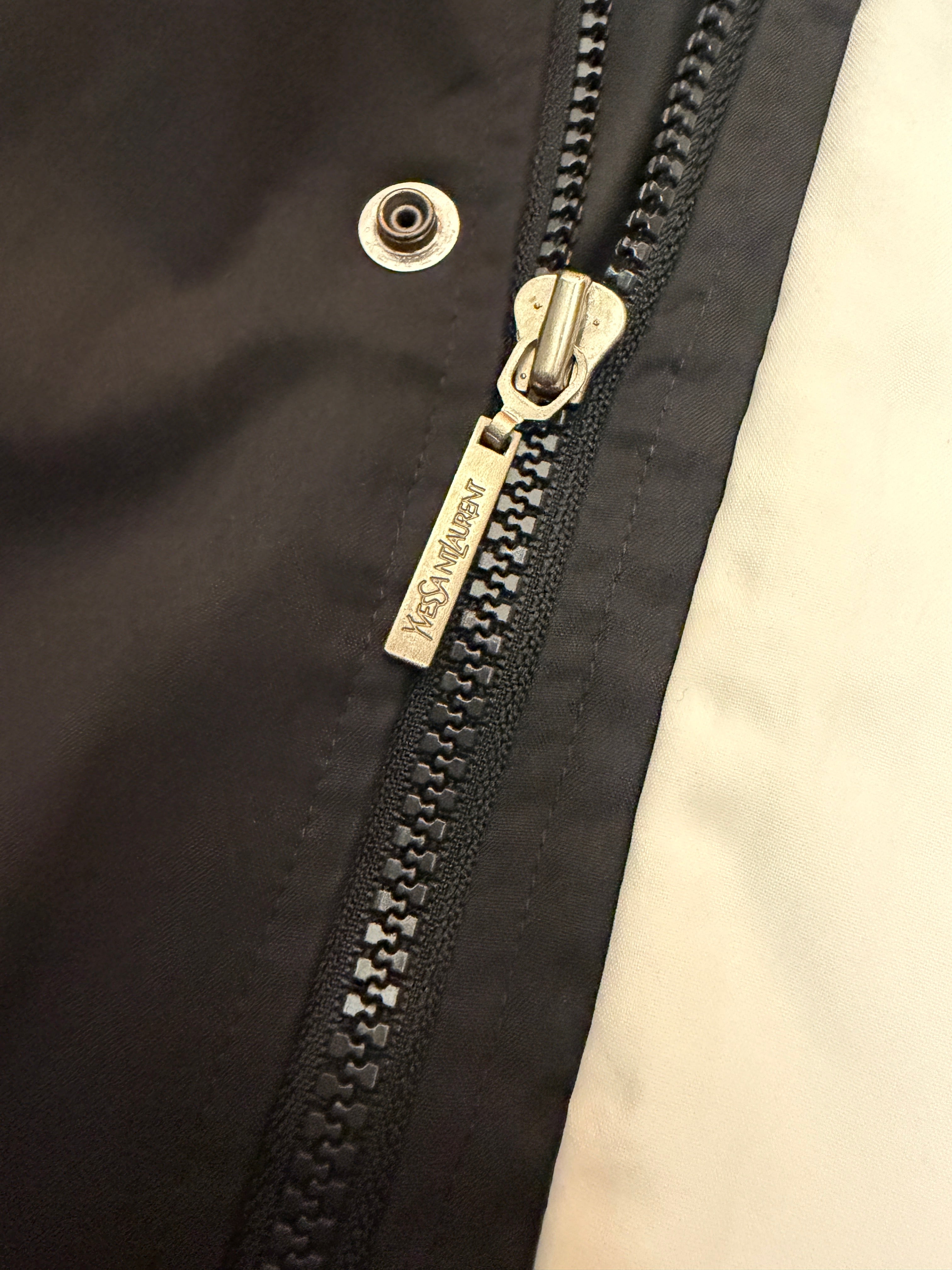 Saint Laurent Vintage Light Bomber Windbreaker Black